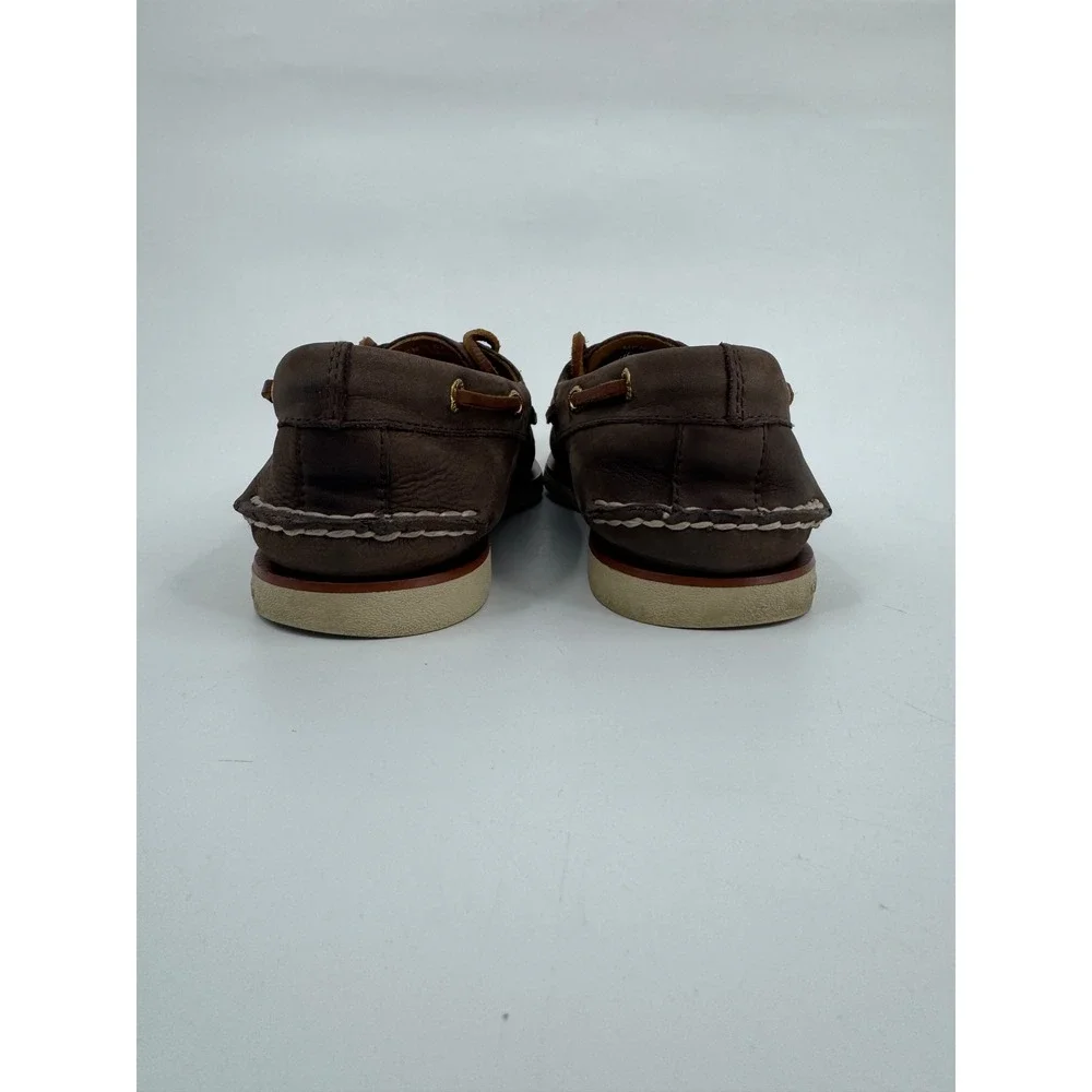 Sperry Gold Cup Authentic Original Boat Shoes Mens 7.5 M Brown Leather 0219493‎